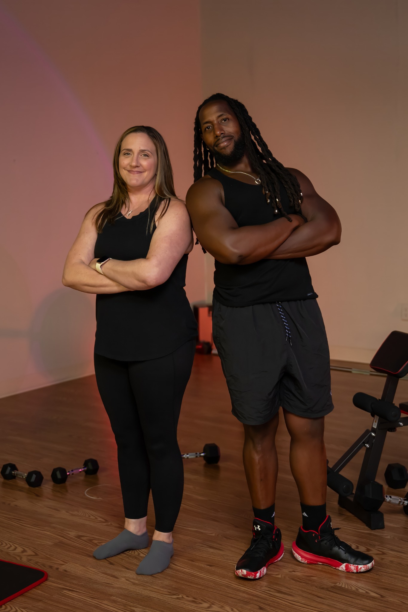 Alicia Faulkner and Sharif Mercer, the Revive Strong team